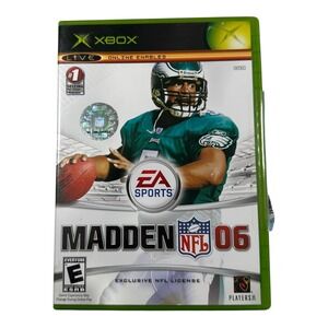 Madden NFL 06 Xbox Football Video Game EA‎ Sports - Complete In Box